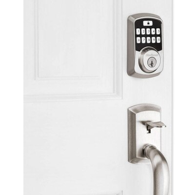 Kwikset Aura Keypad Smartlock, Bluetooth, Nickel